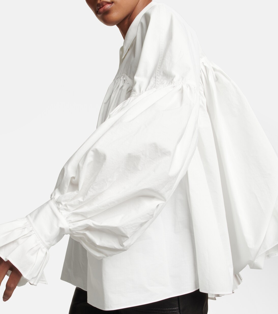 Pinko Women's Carley Cotton Popeline Shirt White