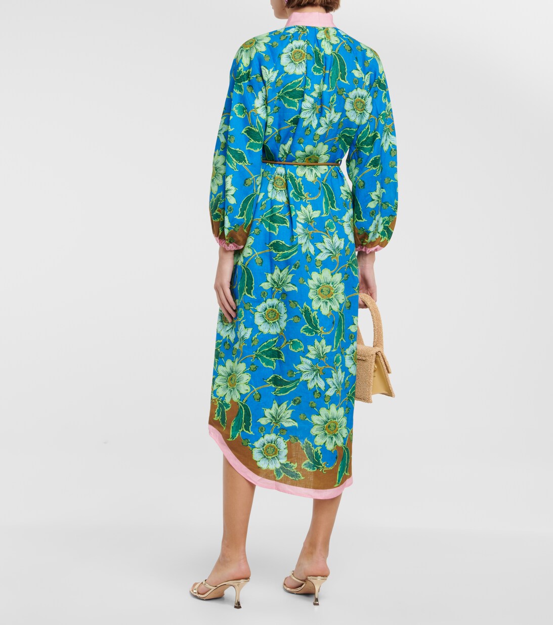 Winnie Floral Linen Shirt Dress in Multicoloured - Alemais | Mytheresa