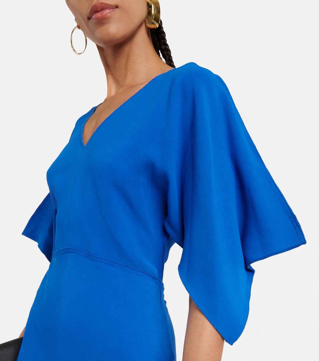 Cady Maxi Dress in Blue Victoria Beckham Mytheresa