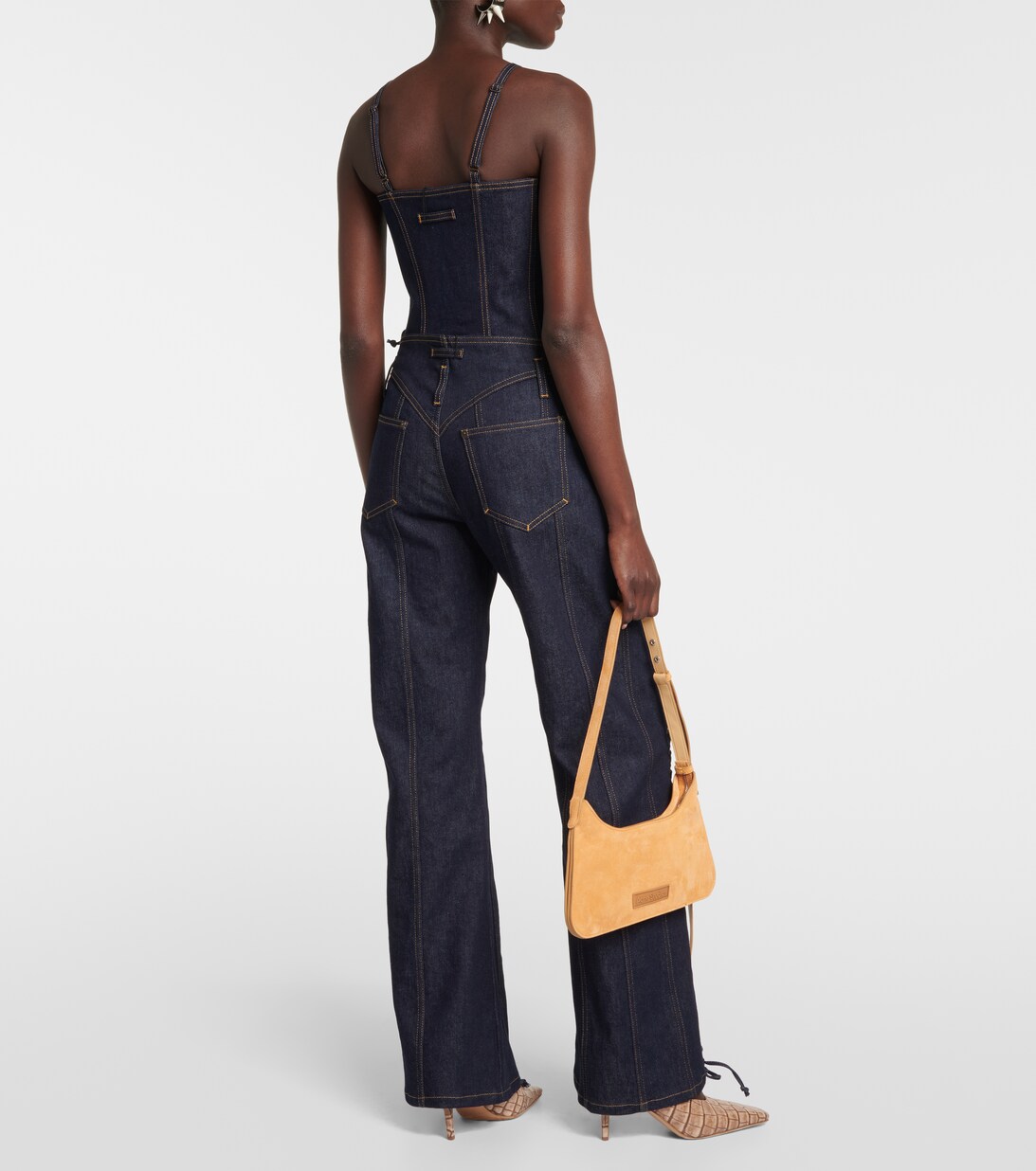Jean Paul Gaultier Women's Bustier Suit Grey