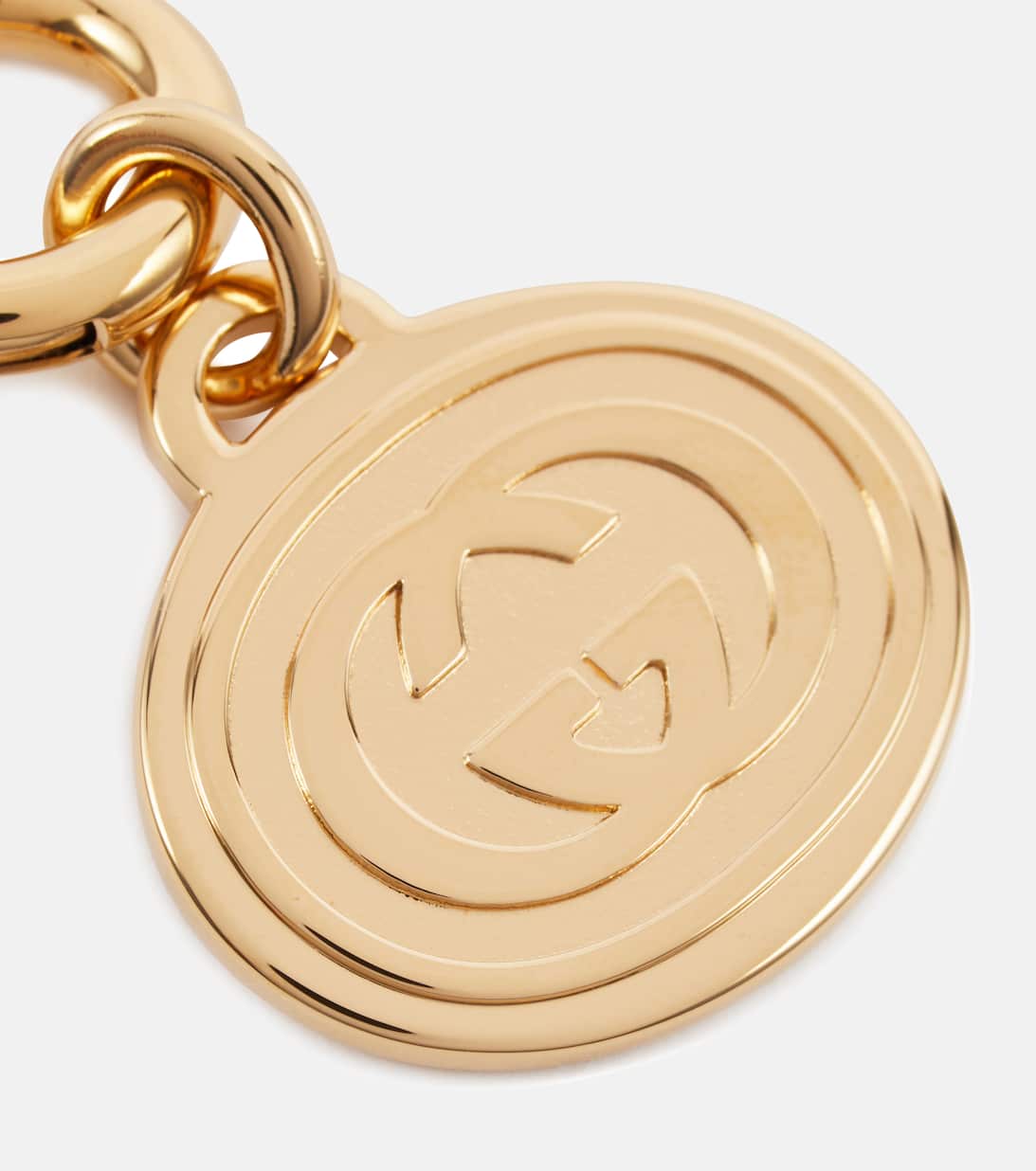 Interlocking G Pet Tag in Gold Gucci Mytheresa