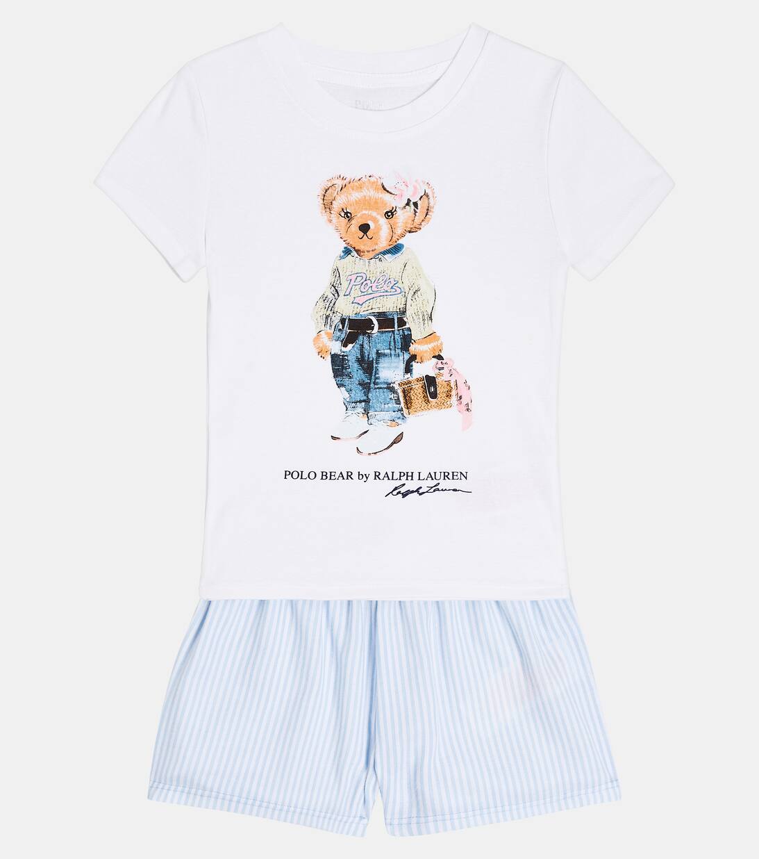 Polo Bear Pajamas in Multicoloured Polo Ralph Lauren Kids Mytheresa