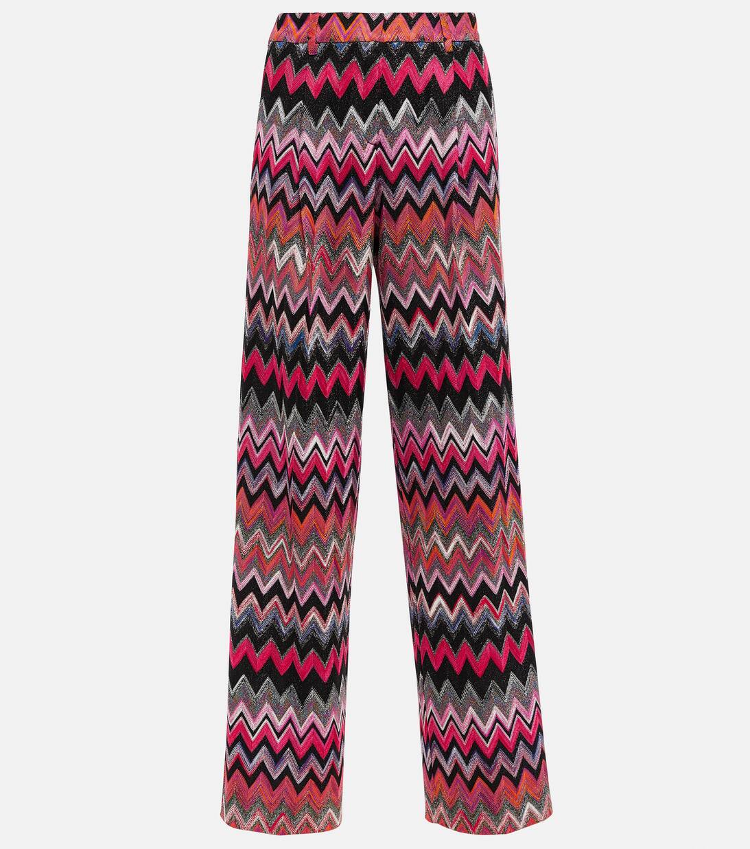 Zig Zag Straight Leg Pants in Multicoloured Missoni Mytheresa