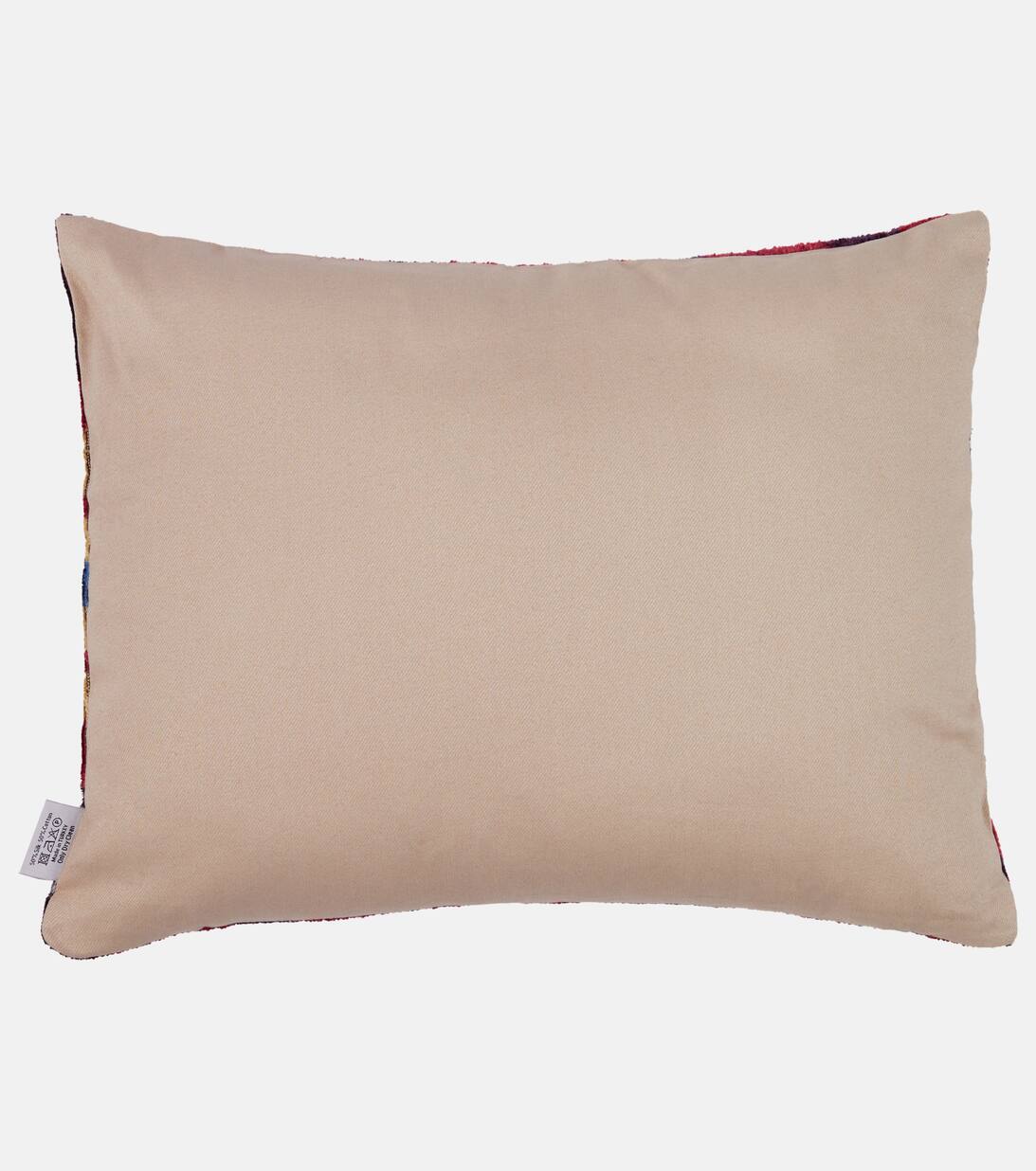 Patterned Velvet Cushion in Multicoloured Les Ottomans Mytheresa