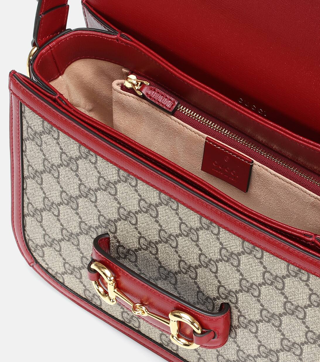 Gucci Horsebit 1955 Shoulder Bag in Red Gucci Mytheresa