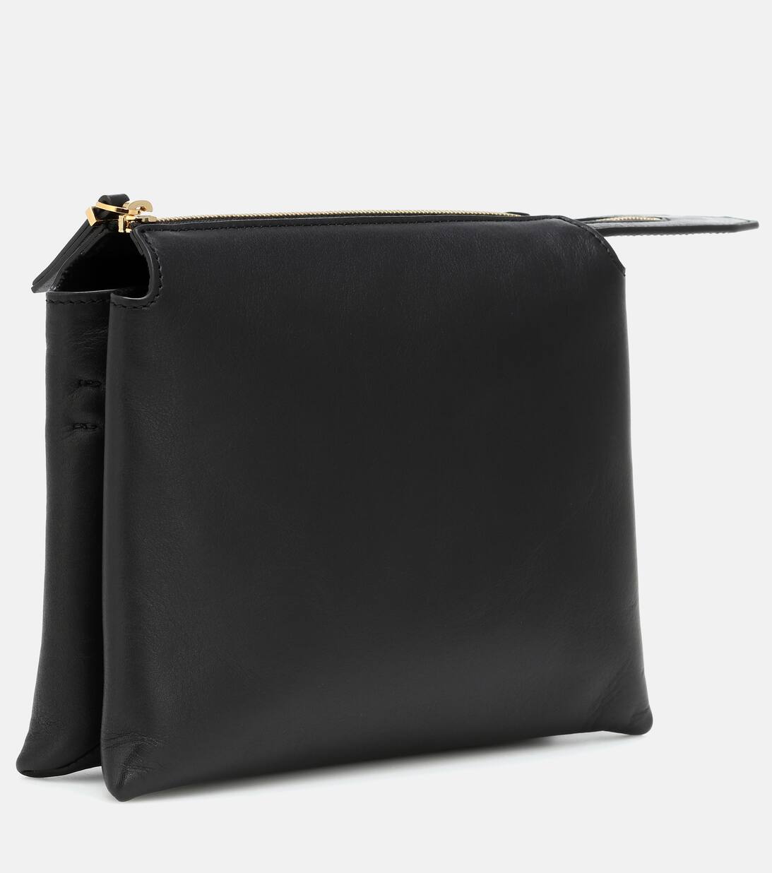 Nu Twin Mini Leather Crossbody Bag in Black The Row Mytheresa