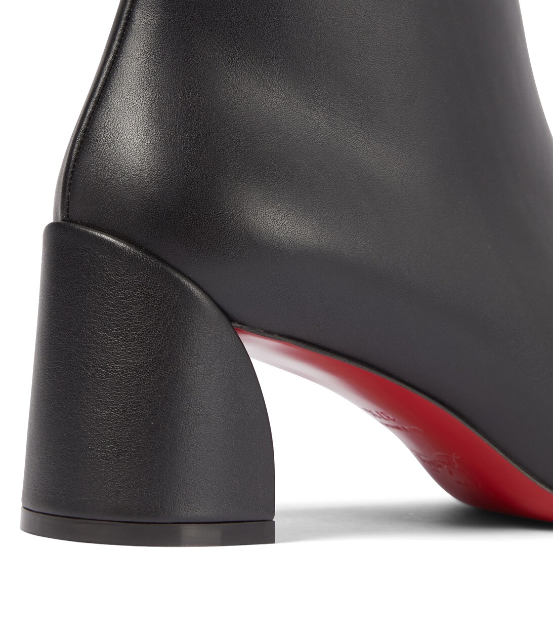 Turela 55 Leather Ankle Boots in Black - Christian Louboutin | Mytheresa