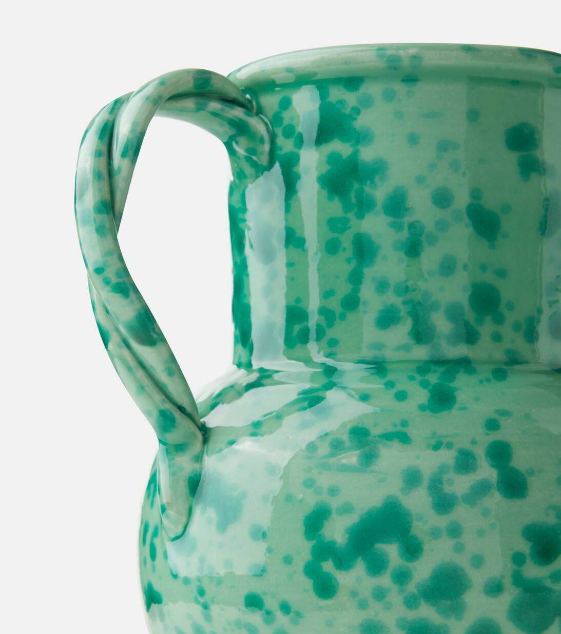 Amphora Glazed Vase in Green Cabana Mytheresa