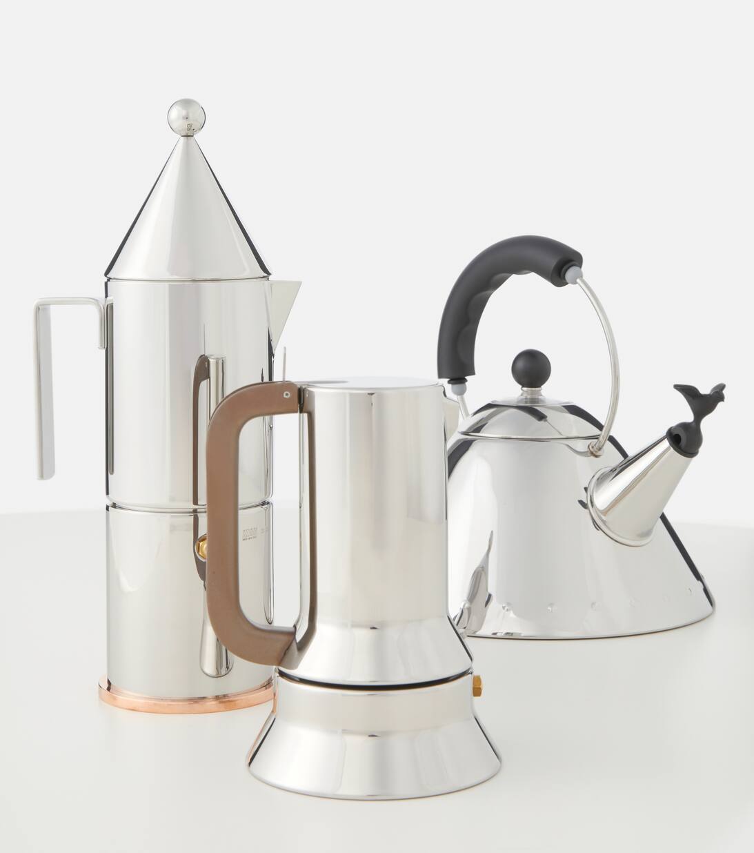 9093 Stainless Steel Kettle in Silver Alessi Mytheresa