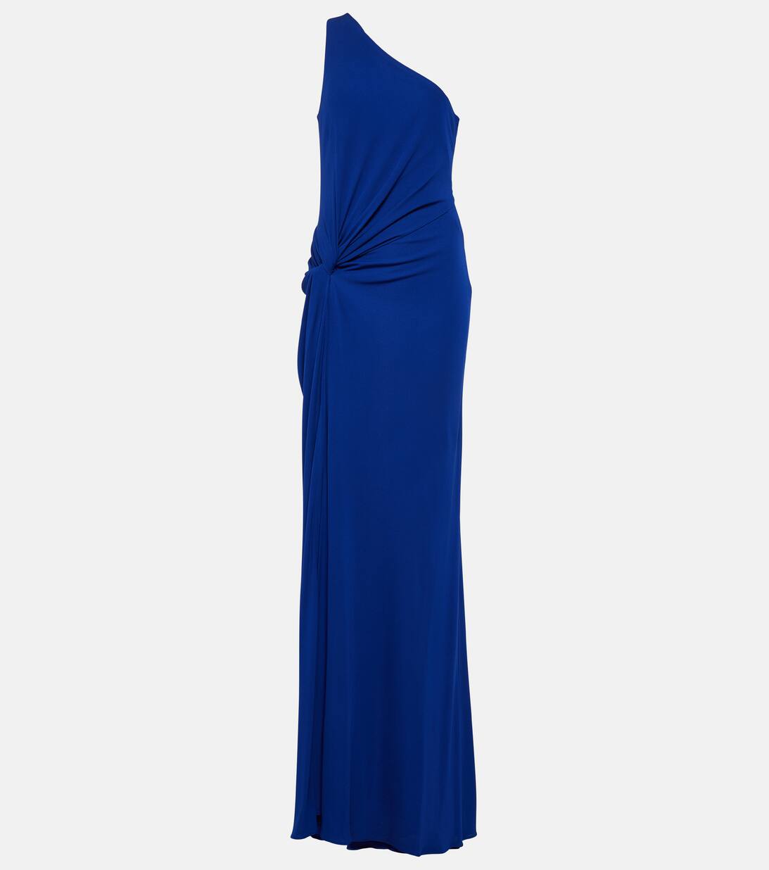 One Shoulder Jersey Gown in Blue Tom Ford Mytheresa