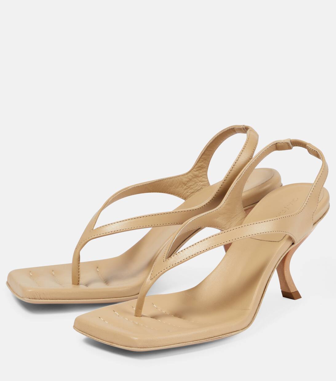 Gia/Rhw Zehensandalen Rosie 13 aus Leder | Gia Borghini