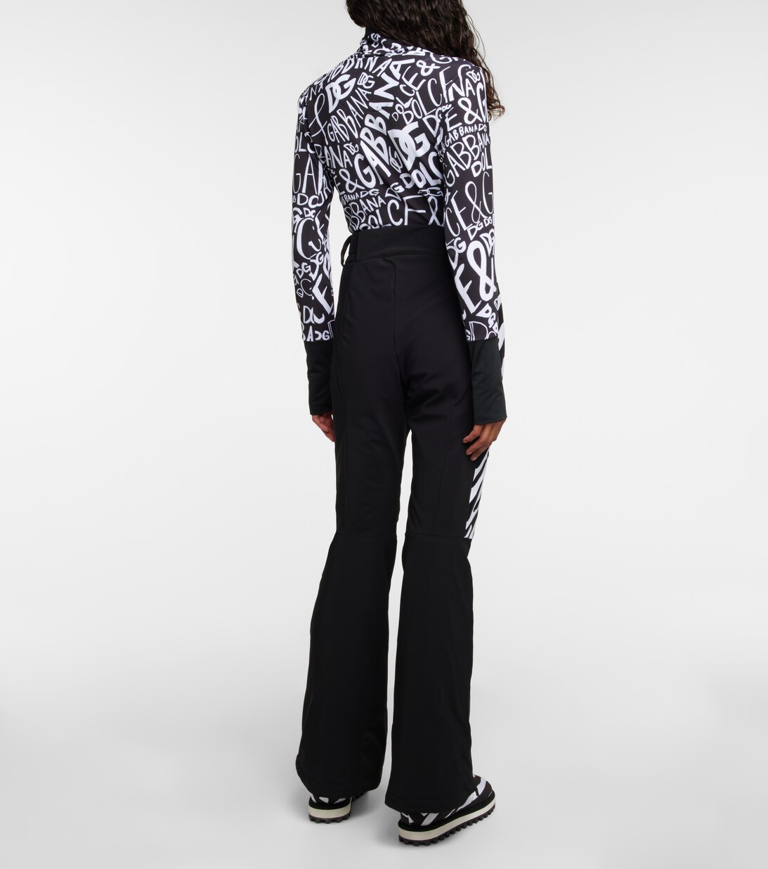 Zebra Print Ski Pants in Black - Dolce Gabbana | Mytheresa