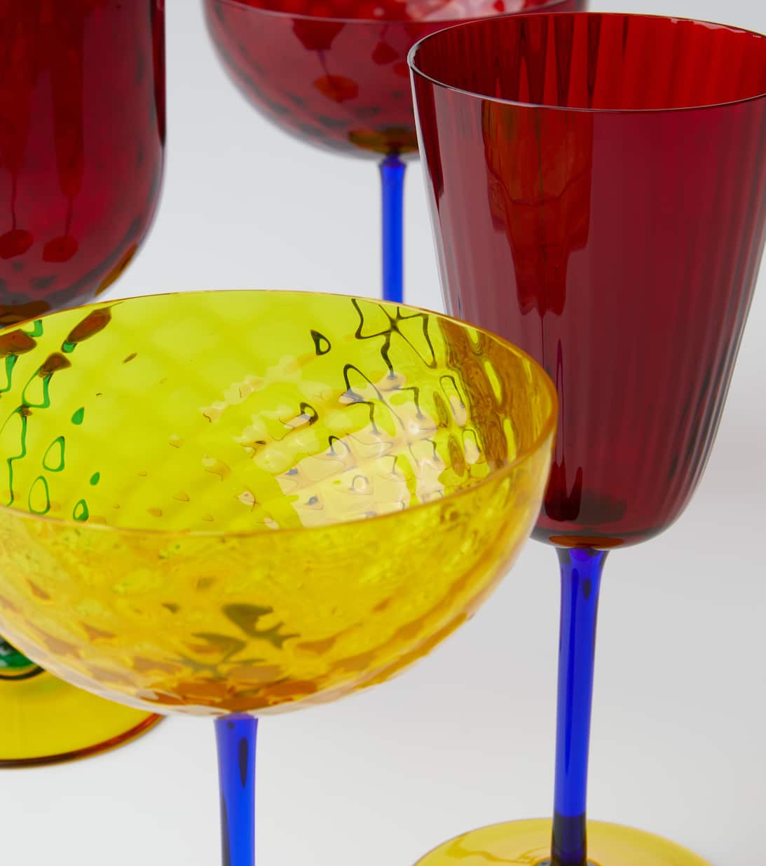 Murano Champagne Coupe Glass in Multicoloured Dolce Gabbana Casa Mytheresa