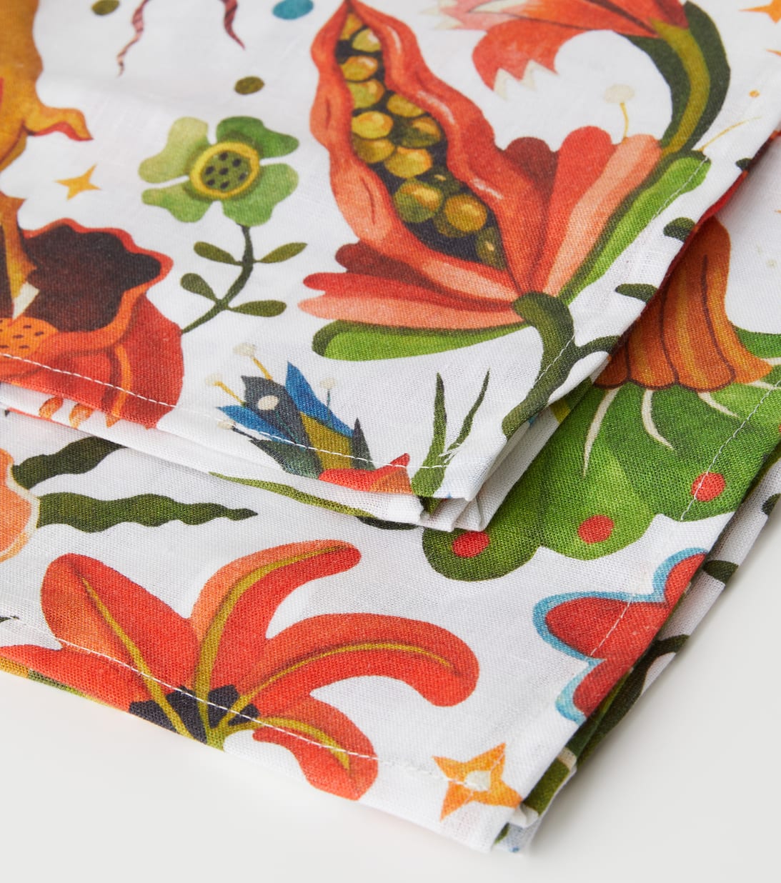 Jungle Book Large Set Of 2 Napkins in Multicoloured La Double J