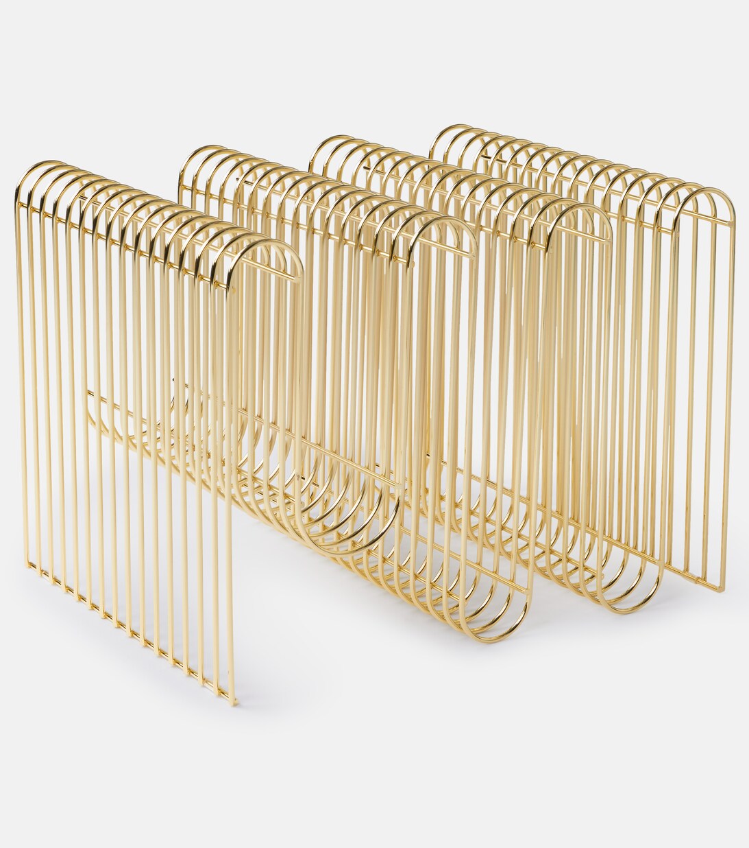 Curva Magazine Holder in Gold - AYTM | Mytheresa