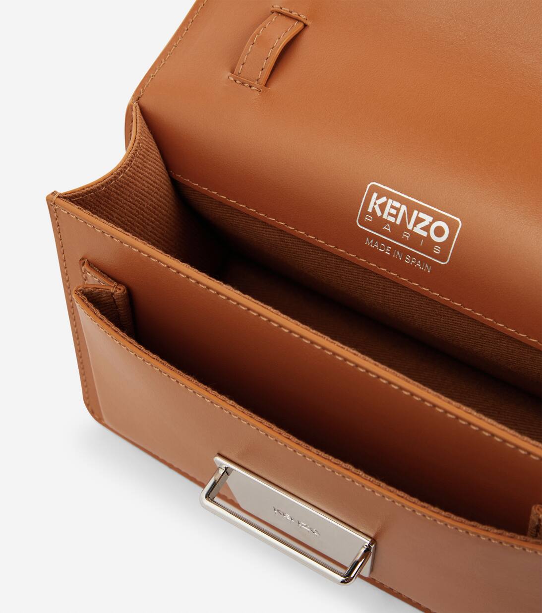 Rue Vivienne Mini Leather Shoulder Bag in Brown Kenzo Mytheresa