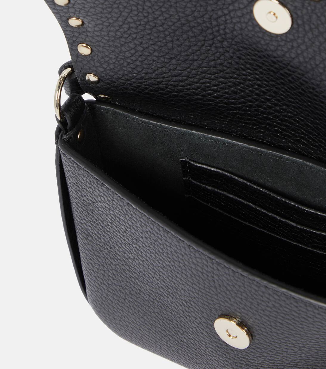 Rockstud Small Leather Crossbody Bag in Black Valentino Garavani Mytheresa