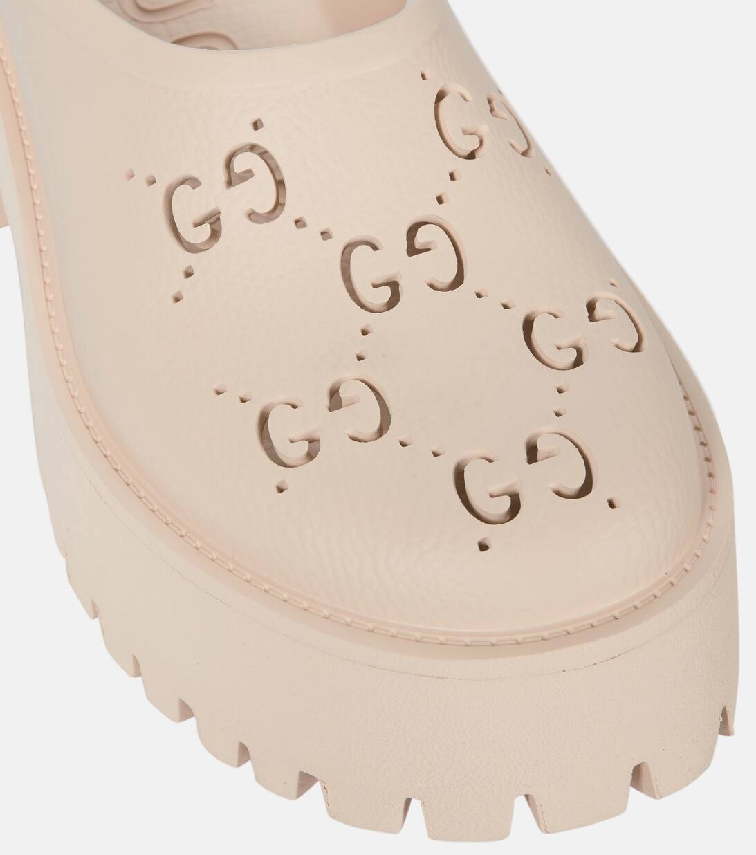 GG Rubber Clogs in White Gucci Mytheresa