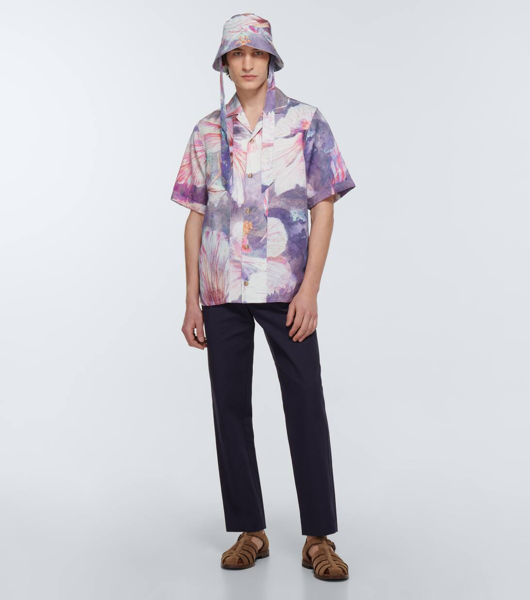 Cotton And Linen Pants in Blue King Tuckfield Mytheresa