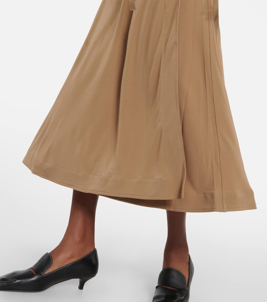 Jersey Wrap Skirt in Beige Toteme Mytheresa