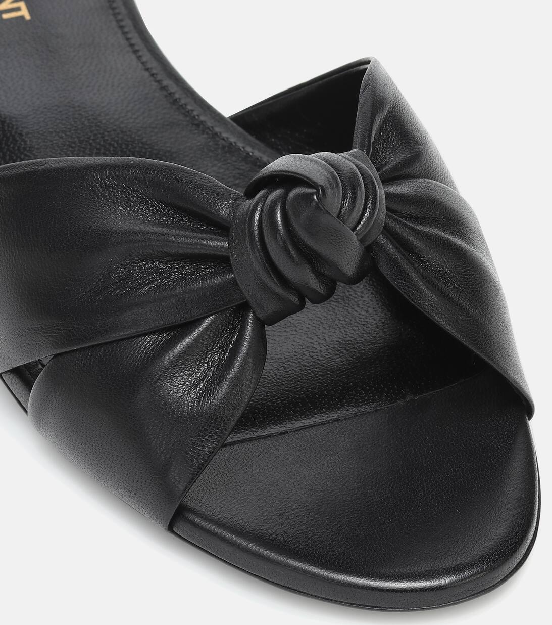 Bianca leather slides | Saint Laurent