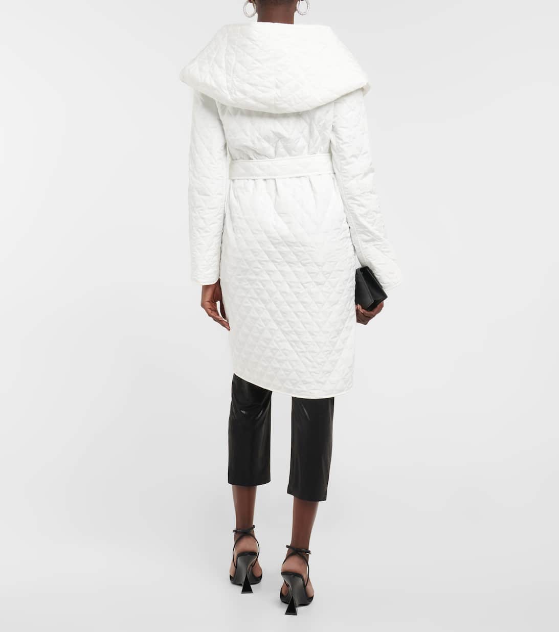 norma kamali shawl collar coat