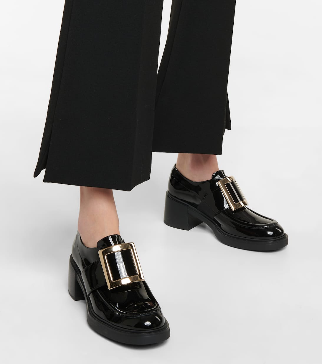 viv rangers patent leather loafers