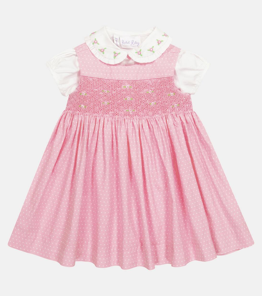 Baby Cotton Dress And Blouse Set in Pink Rachel Riley Mytheresa