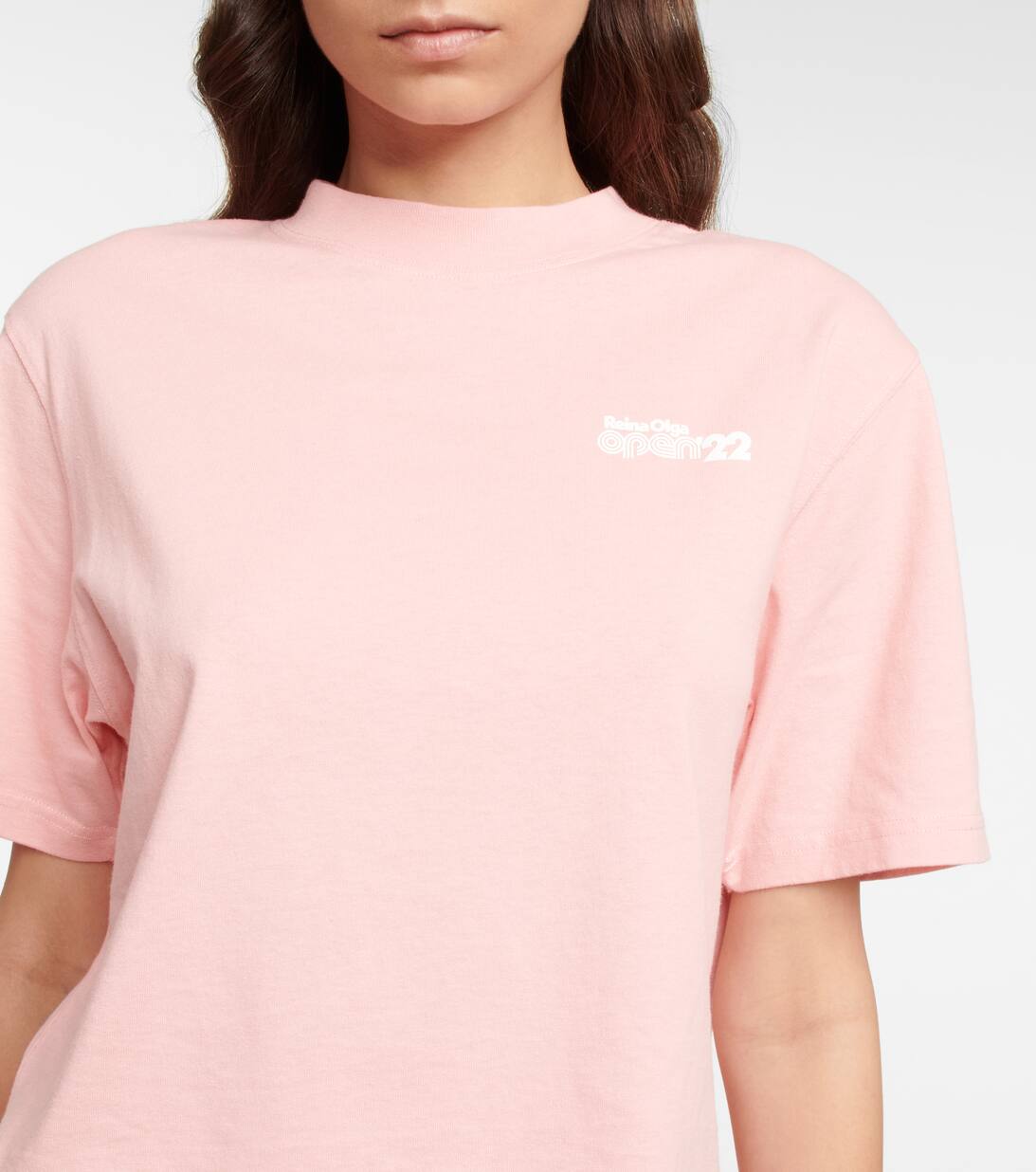 T-shirt de tennis Brooke imprimé en coton | Reina Olga