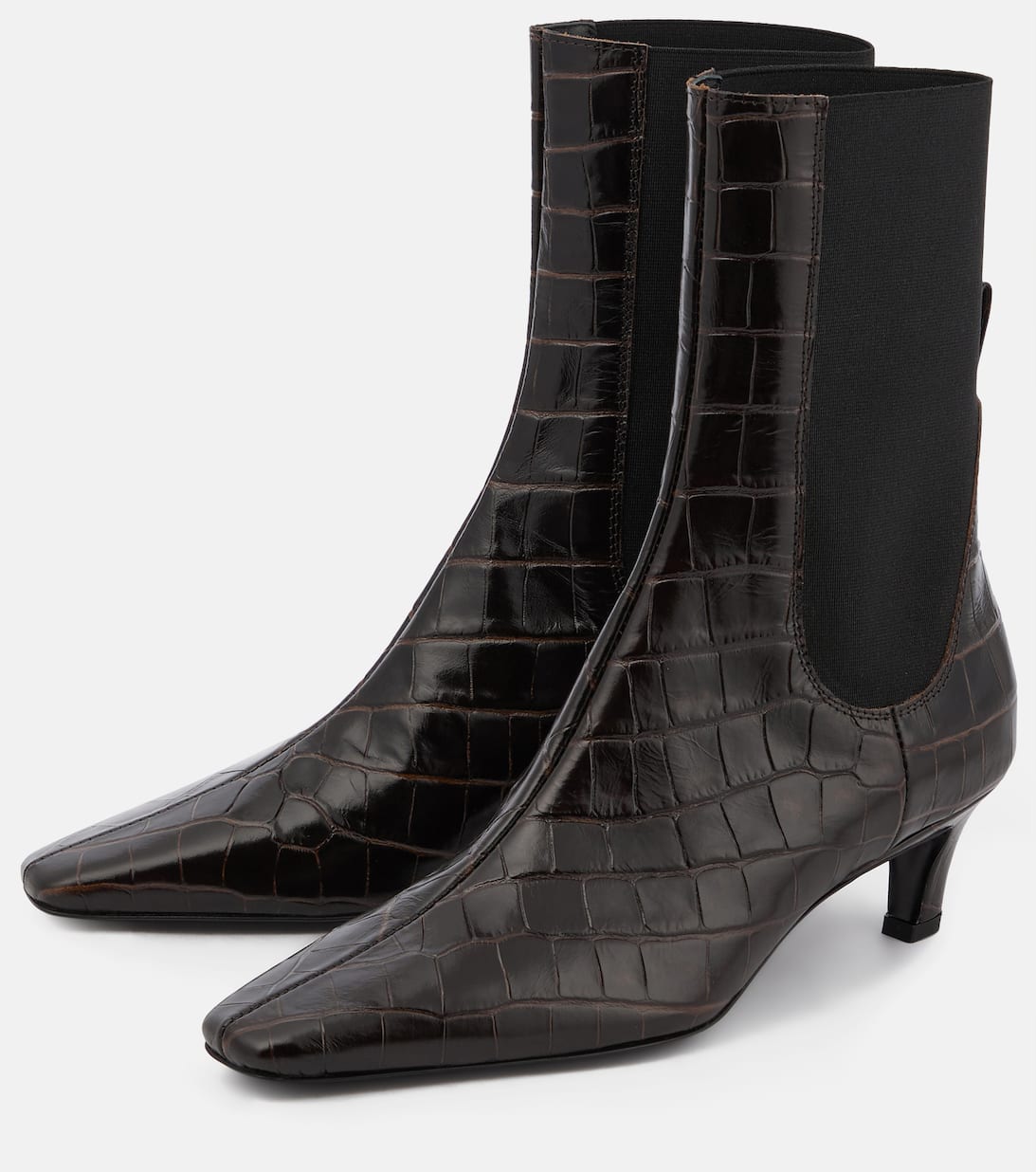 croc ankle boots