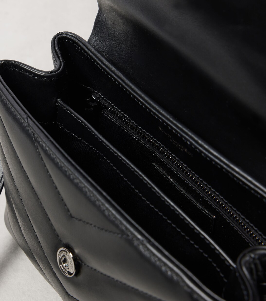 Loulou Toy Leather Shoulder Bag in Black Saint Laurent Mytheresa