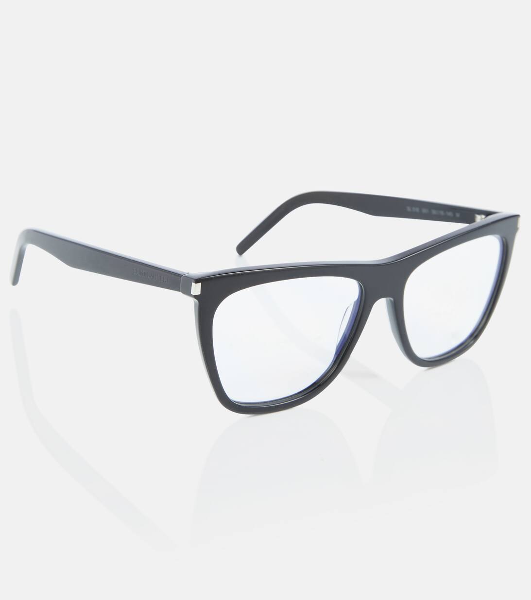 Square Glasses in Black Saint Laurent Mytheresa