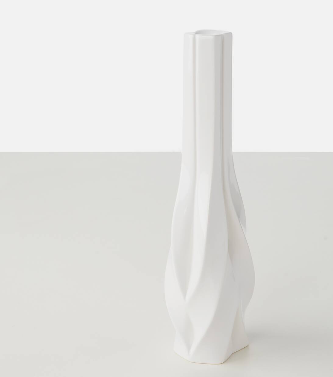 Braid Medium Candle Holder in White Zaha Hadid Design Mytheresa