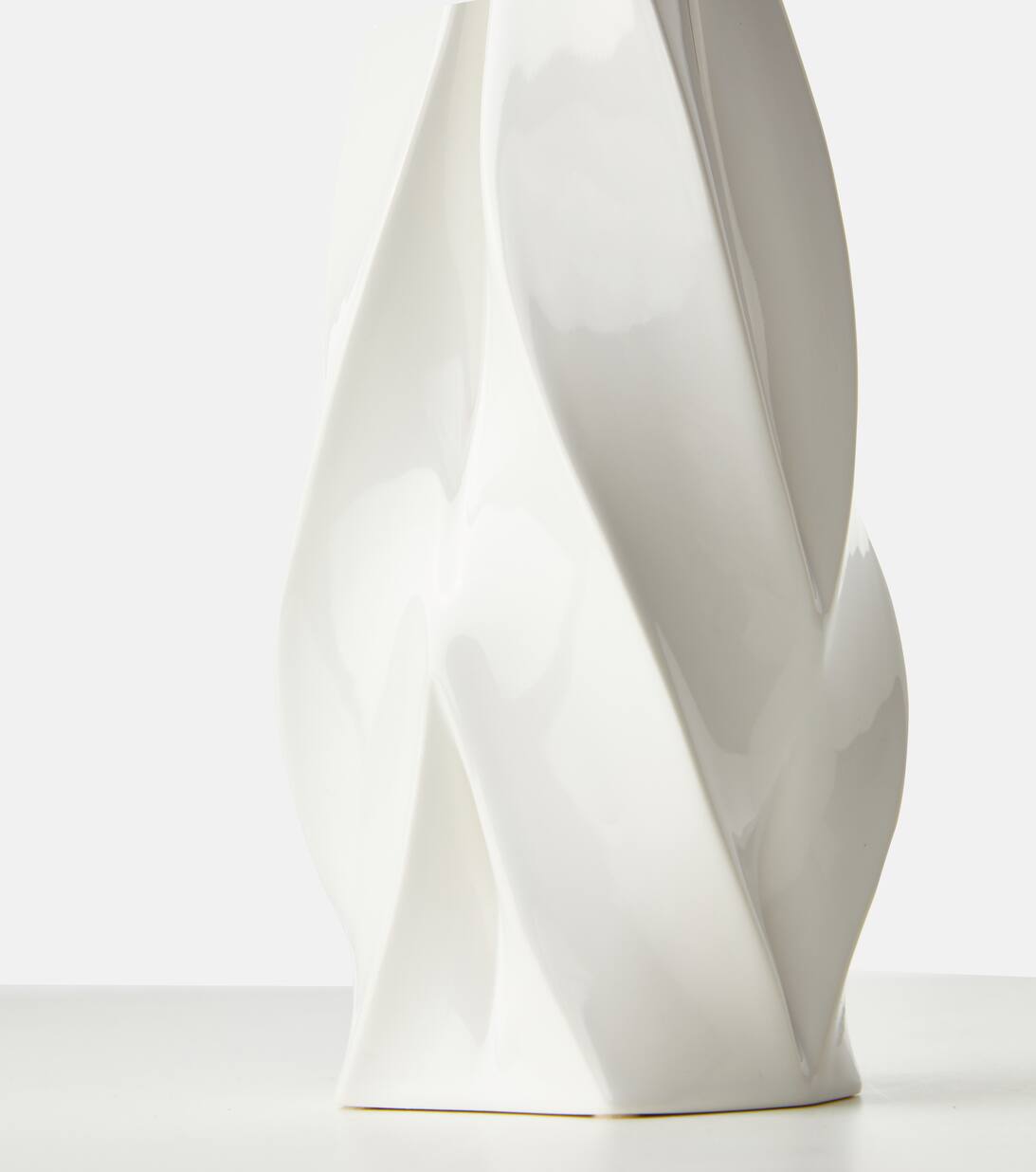 Braid Tall Candle Holder in White Zaha Hadid Design Mytheresa