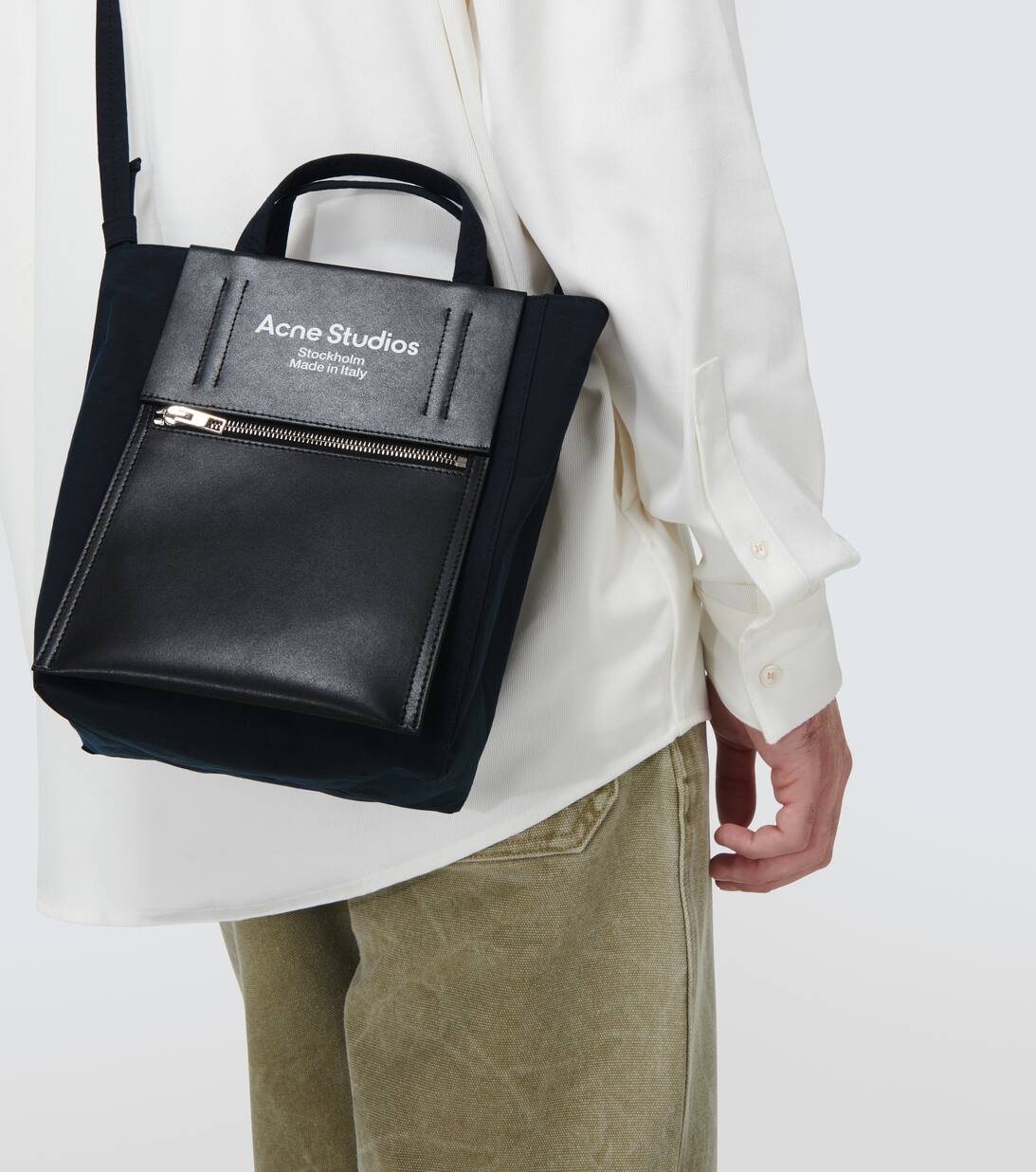 Small Nylon Tote Bag in Black Acne Studios Mytheresa
