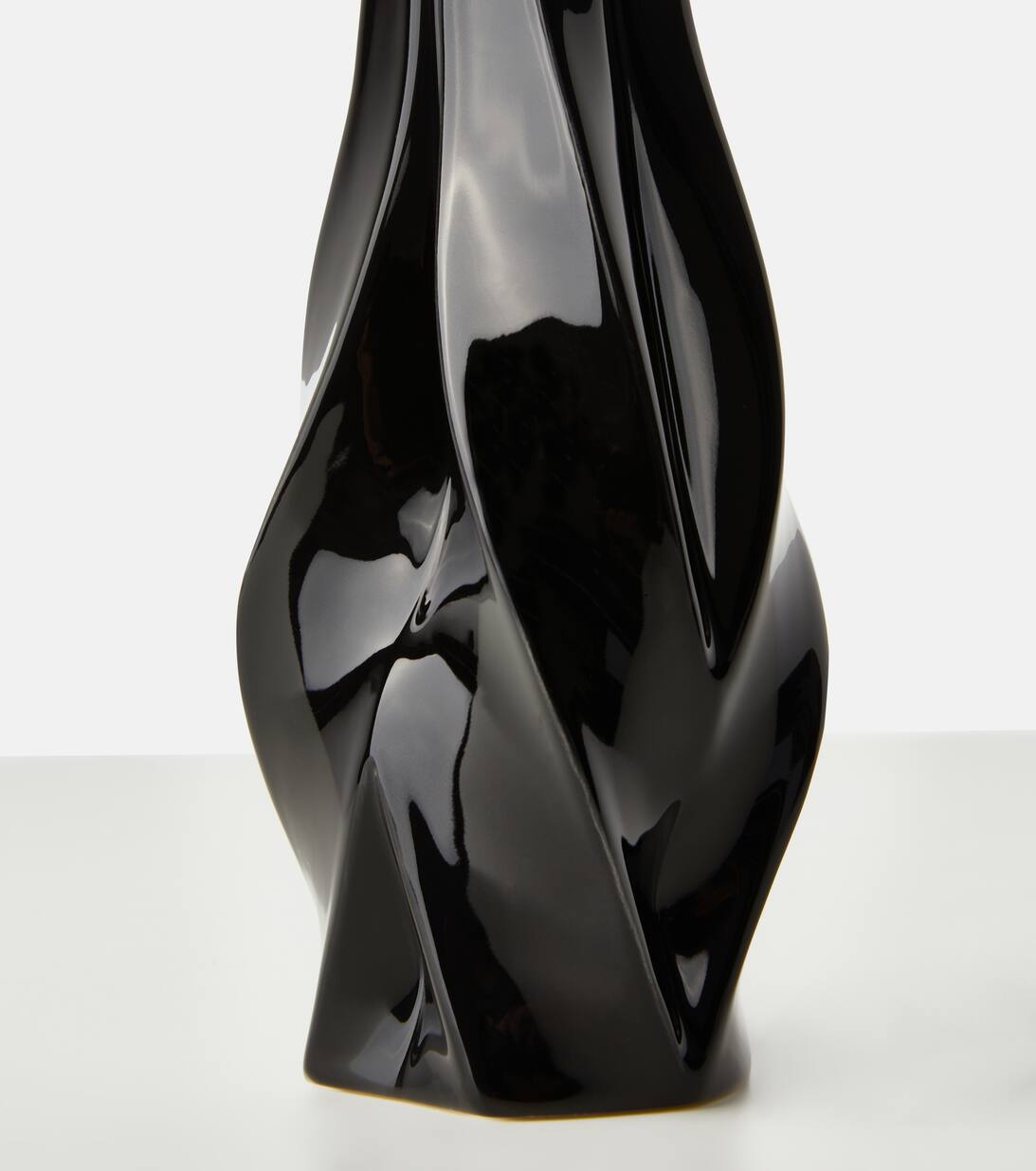 Braid Small Candle Holder in Black Zaha Hadid Design Mytheresa