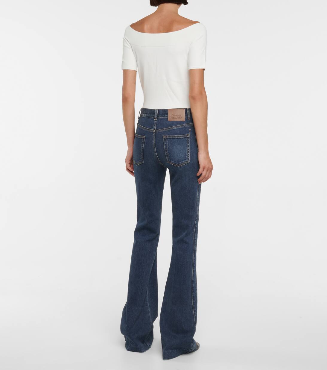 Mid-rise bootcut jeans | Alexander McQueen