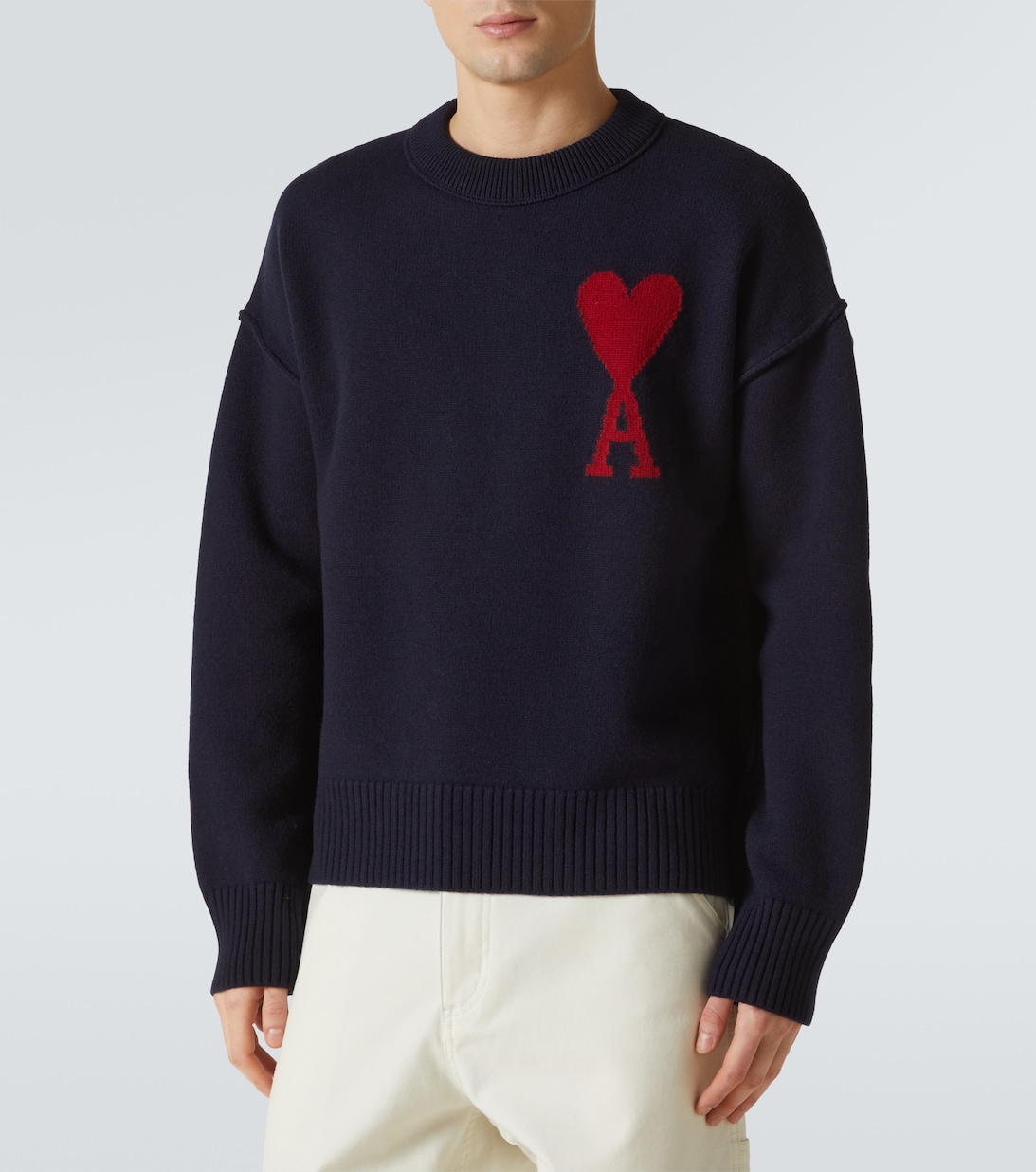 Ami Paris Ami Paris Ami De Coeur wool sweater