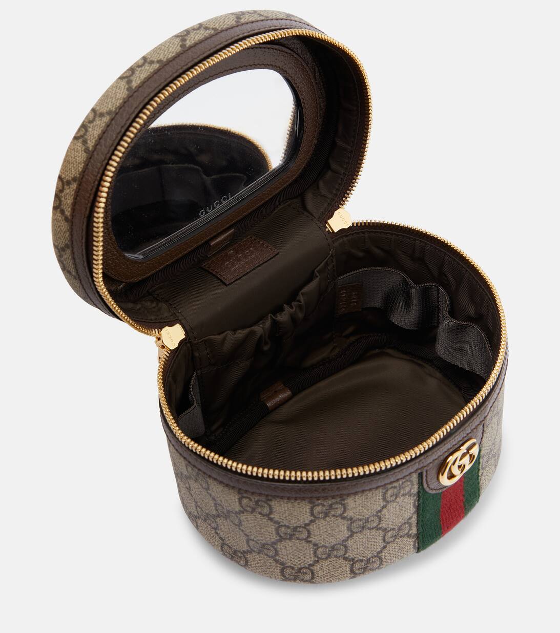 Ophidia GG Cosmetics Case in Beige Gucci Mytheresa