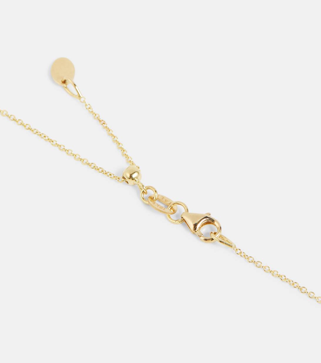 Penelope 18 Kt Gold Necklace With Diamonds in Gold Jade Trau Mytheresa