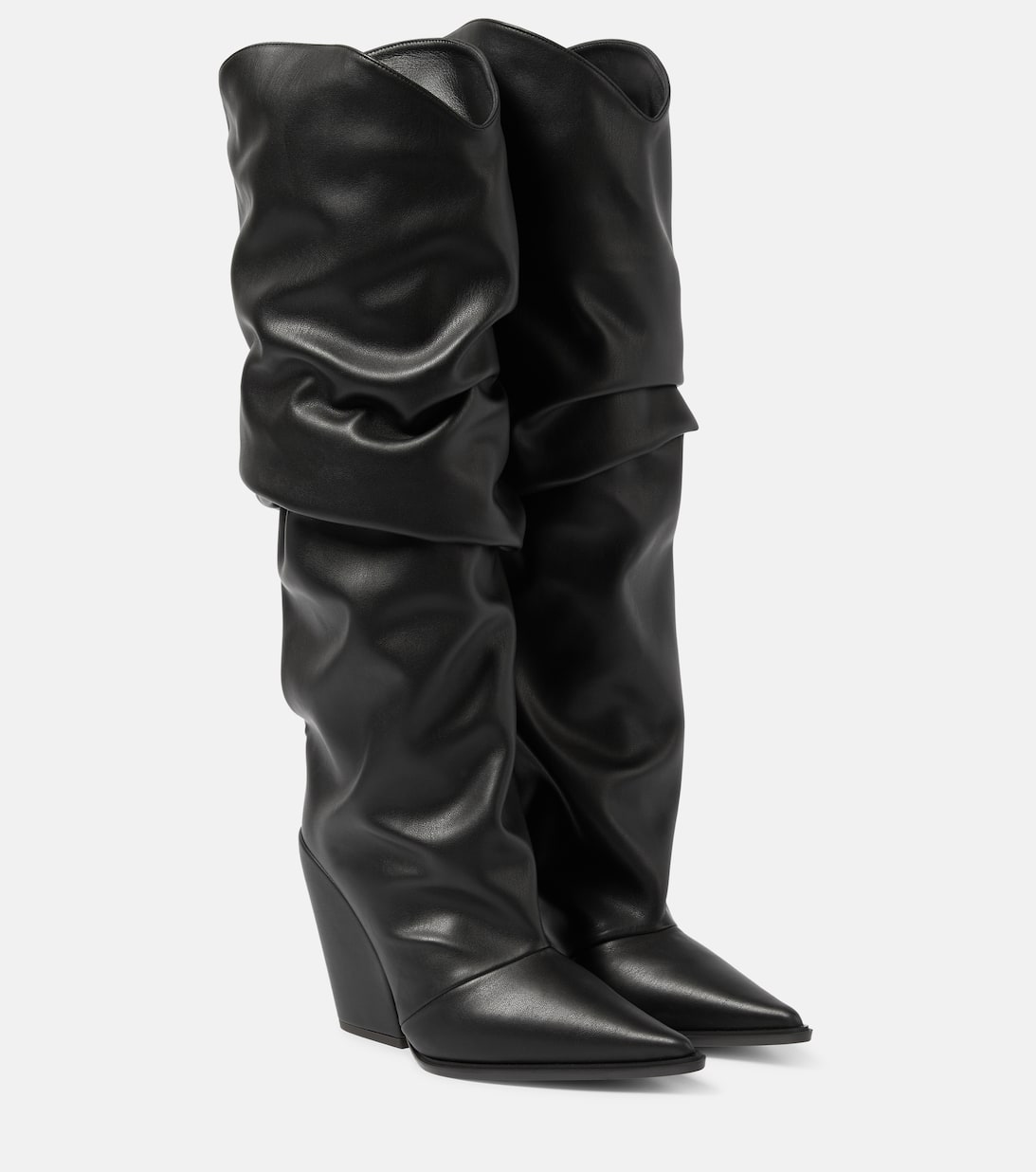 1b99 virginia leather knee high boots