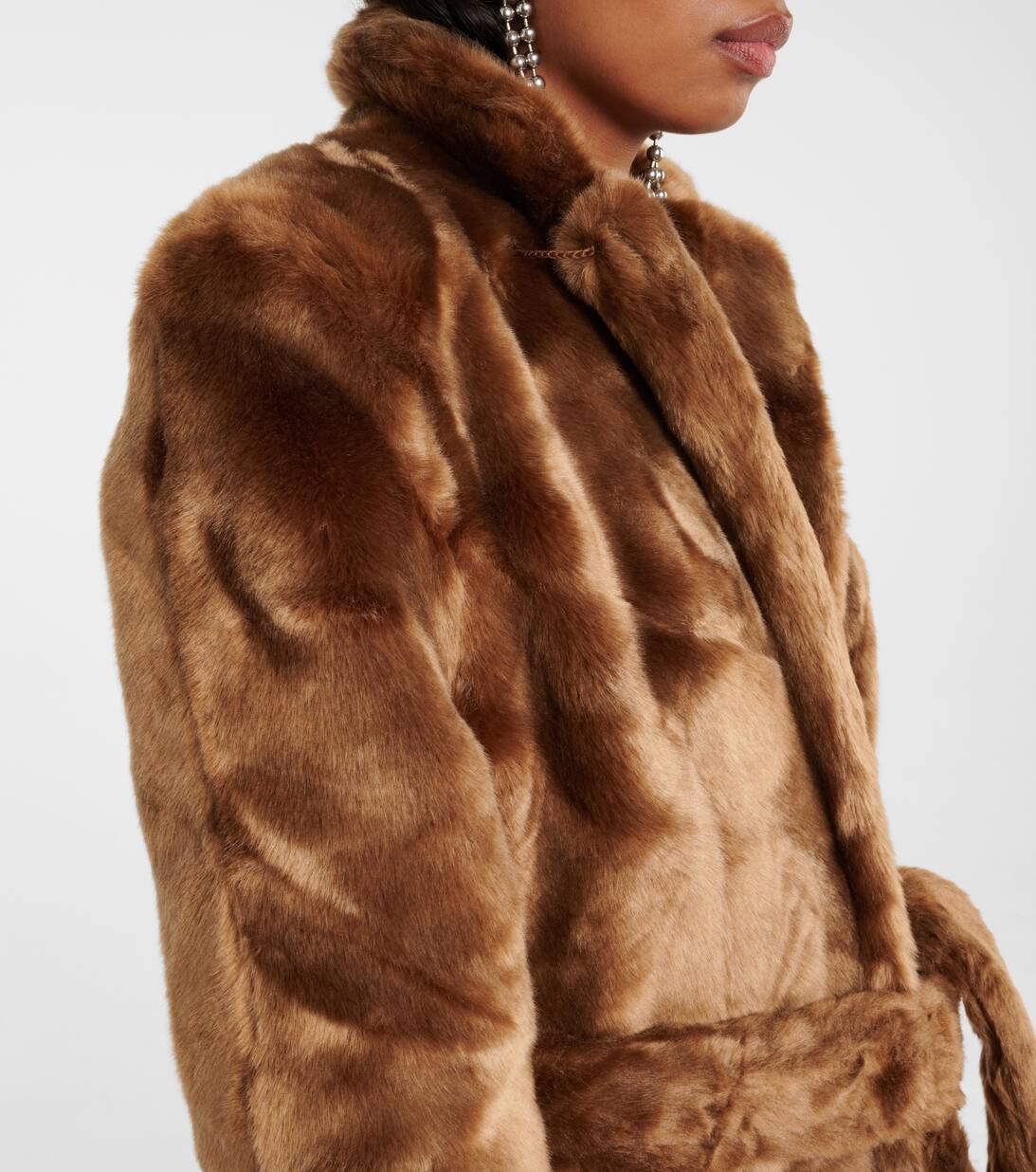 Faux Fur Coat in Brown Entire Studios Mytheresa