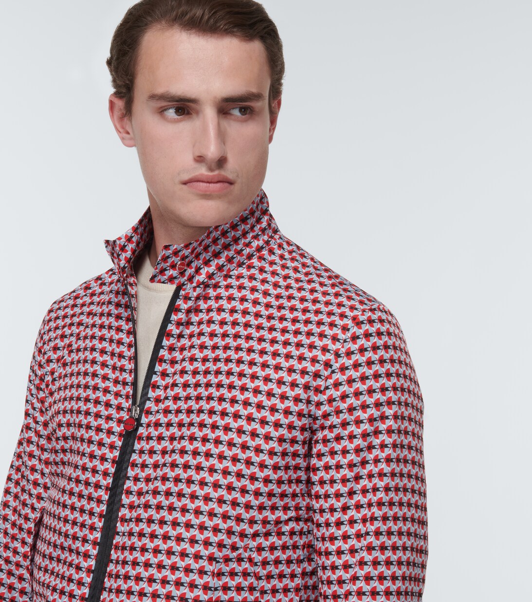 레드 프린트 재킷 - Kiton | Mytheresa
