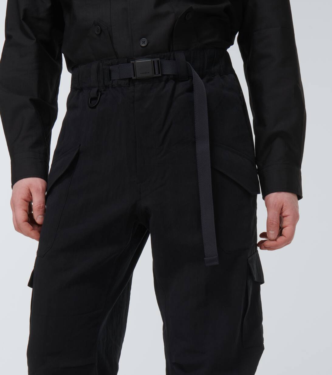 Utility Cargo Pants in Black Y 3 Mytheresa