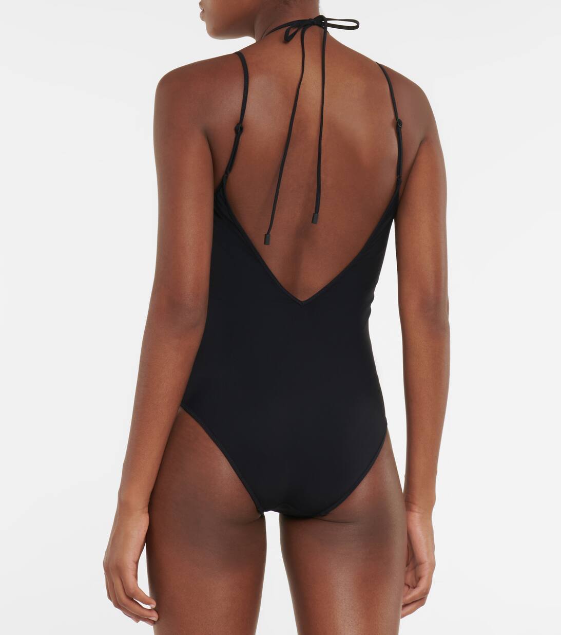 Halterneck Swimsuit in Black Zimmermann Mytheresa