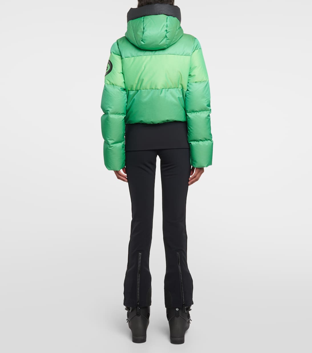 Fever Down Ski Jacket in Green Goldbergh Mytheresa
