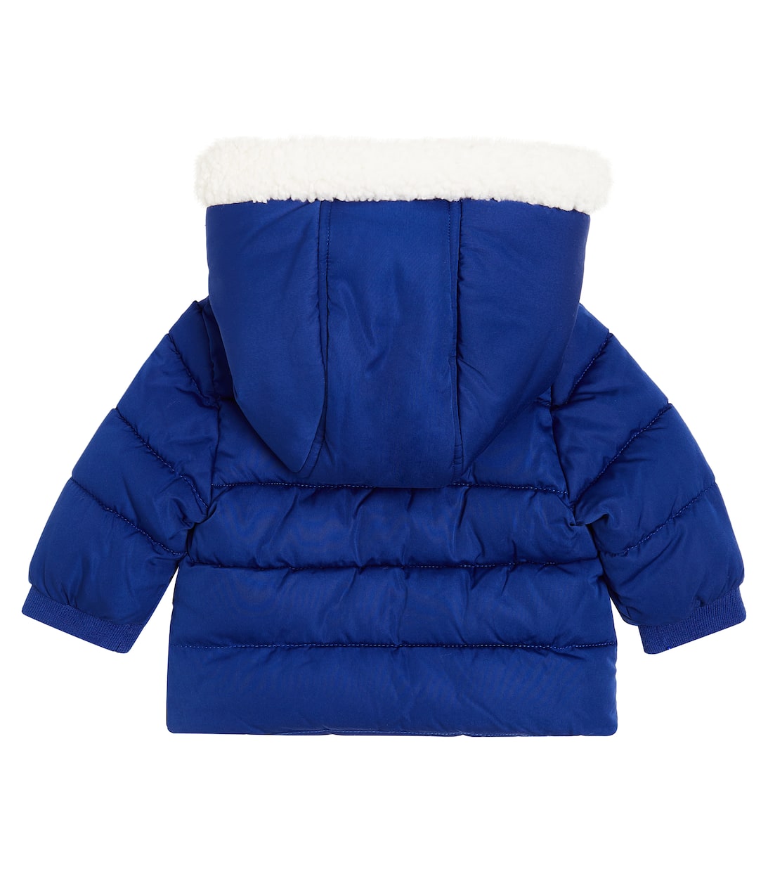 Baby Faux Shearling Trimmed Down Jacket in Blue Tartine Et Chocolat