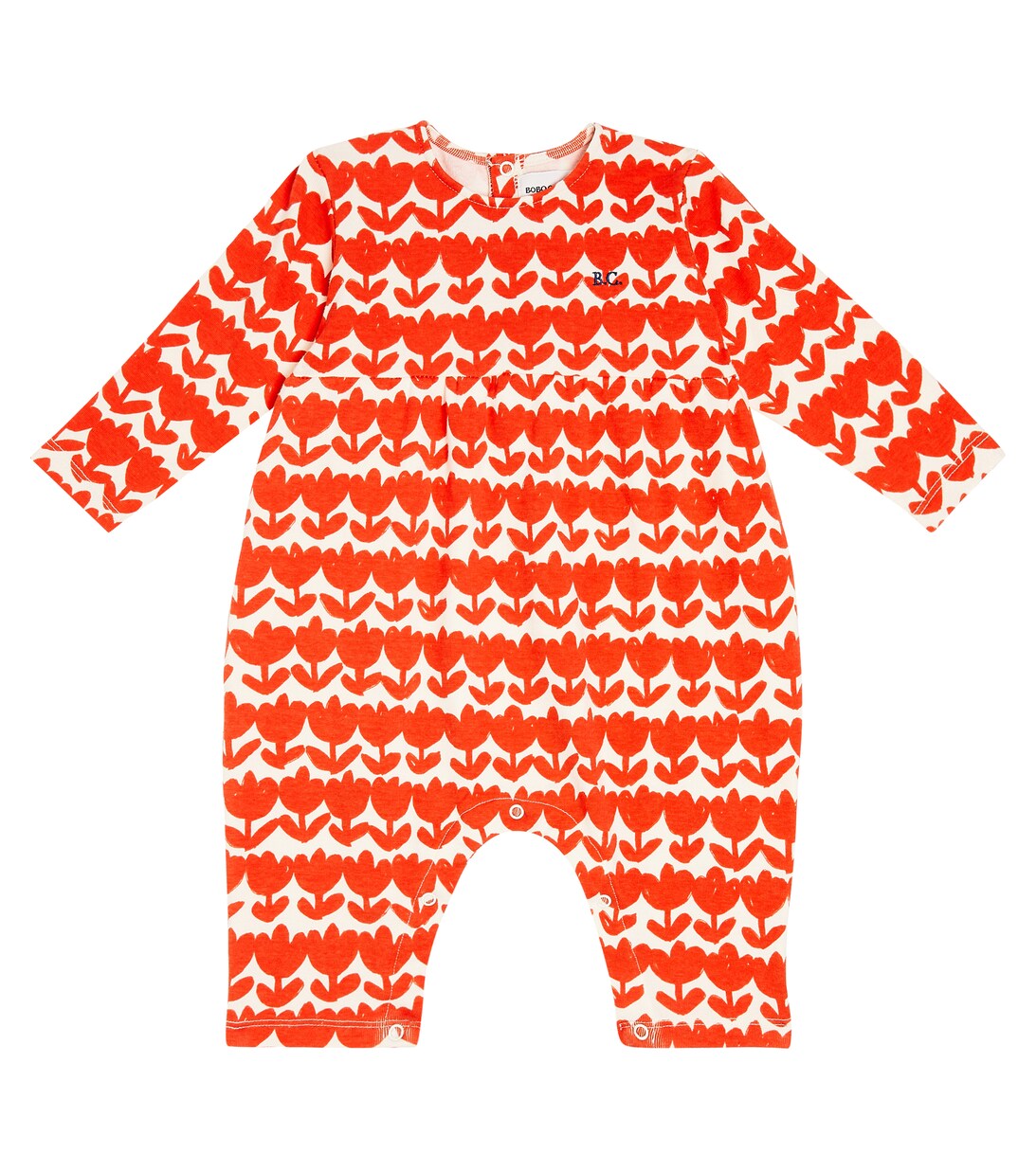Floral Onesie With Bow