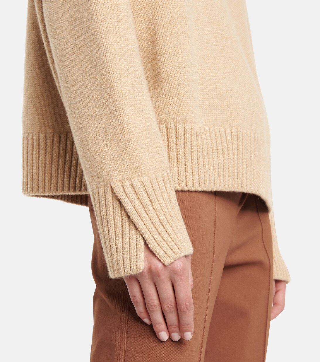 Parksville Cashmere Turtleneck Sweater in Beige - Loro Piana | Mytheresa