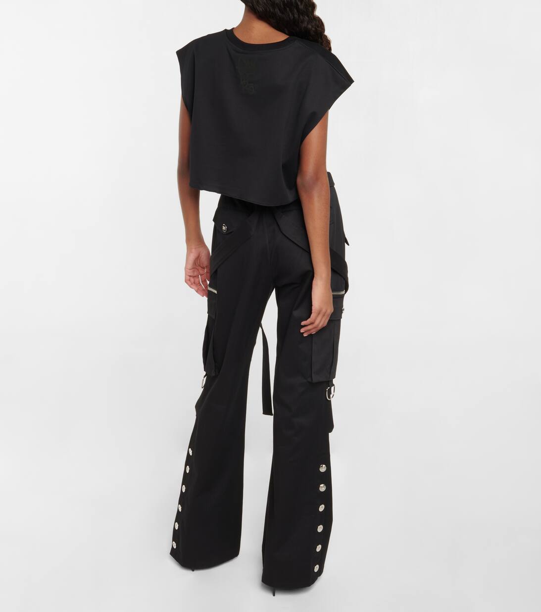 X Gianpiero D Alessandro Cotton T Shirt in Black Dolce Gabbana